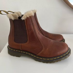 Dr. Martens 2976 Women's Faux Fur Lined Chelsea Boots
